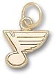St Louis Blues Note Logo 5/16" Charm/Pendant