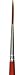 da Vinci Watercolor Series 1280 CosmoTop Spin Paint Brush, Medium Needle-Sharp Liner Synthetic with Red Handle, Size 4