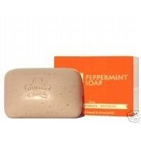 Peppermint Soap with Crushed Almonds & Baking Soda