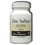 Zinc Sulfate heptahydrate equivalent 220Mg Capsules - 100 each
