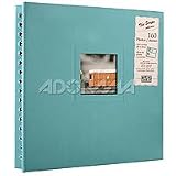 Kleer-Vu Photo / Memo Album, Spiral Saype Collection, Light Blue, Holds 160 4