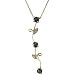 Sapphire and Diamond Vine Pendant