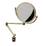 Randolph Morris Riser Mount Shower Mirror RM985 Polished Brass