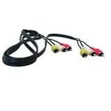 Canon STV150 3 phono to 3 phono AV cable