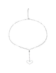Fashion Necklace with a heart dangle