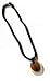Mother of Pearl Shell Exotic Wood Beaded Necklace P35-B