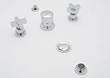 Rohl BA595L-APC, Rohl Bathroom Faucets, Five Hole Bidet Faucet - Polished Chrome