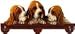 Basset Hound Calendar Caddy 2008