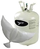 Helium dove balloons and helium - 10 pack
