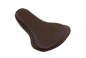 Motorcycle Brown Leather Buddy Style Seat