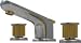 Whitehaus Beautiful Expressions Widespread Bathroom Faucet with Fluted Handles in Polished Chrome Finish