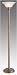 Tools & Hardware : Grandrich G-1082 AB Torchiere Floor Lamp with Glass Shade in Antique Brass