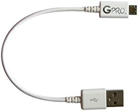 GadgetsPRO Micro USB Cable for All Android Devices, White, Short 0.2m/8.5in (Single Pack)