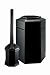 Commercial Outdoor Ashtray and Matching Trashcan BLACK