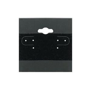 Earring-Display-Hang-Cards-Black-Flocked-2-X-2-Inch-100-