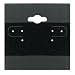 Earring Display Hang Cards Black Flocked 2 X 2 Inch (100)