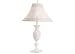 White Wicker Pineapple Lamp