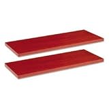 21UK2gjlHpL. SL160  Alera Narrow Profile Bookcase Additional 24 Shelves, Medium Cherry  Category: Wood Bookcases
