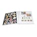 SAFE Stamp Album Stockbook With Stamp Motif A4 8 White Pages Double Linen Hinged