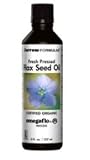 Flax Seed Oil, liquid 8 fl oz (Fresh Pressed Certified Organic) - Jarrow Formulas