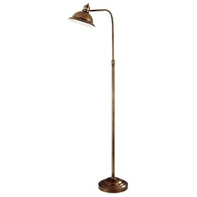 Manno Floor Lamp, 76Hx10.5W, GOLD BRONZE