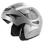 Vcan V200 Silver Flip Up Modular DOT Approved Motorcycle Helmet