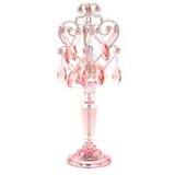 Tadpoles Table Lamp Chandelier in Pink Sapphire