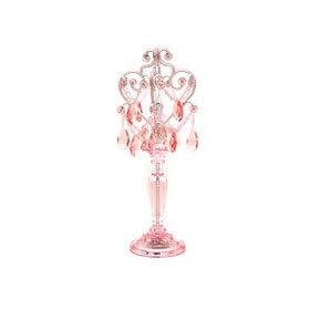 Tadpoles Table Lamp Chandelier in Pink Sapphire