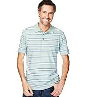 Pure Cotton Short Sleeve Striped Polo Shirt