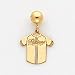 14K San Diego Padres Jersey Ball Post Earrings
