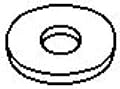 #10 Nylon Flat Washer (50 count)