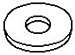 #10 Nylon Flat Washer (50 count)