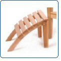 All Things Cedar AEO21 Adirondack Easybac Set - Assembled