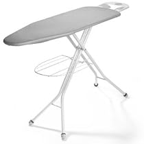 Polder 1751w-69 Deluxe 51 by 17-Inch Ironing Station, Grey/Metalic Grey