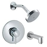 Hansgrohe 32324821 Talis S Trim, ThermoBalance II Tub/Shower Set, Brushed Nickel