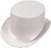 Satin (White) Adult Top Hat (One Size Fits Most Adults)