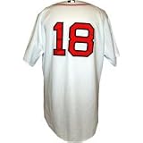 Daisuke Matsuzaka #18 2008 Red Sox End of Season Game Used Home White Jersey (48)