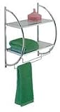 Polder 90-05 Double Shelf/Rack, Chrome
