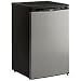 Avanti BCA4499SSL 4.4 cu. ft. Compact All Refrigerator with Reversible Door and Flush Back Design: Black Cabinet w/Stainless Steel Door