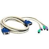 7ft Zip PS2 KVM Cable Kit Ddc Compliant
