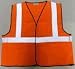 High Visibility Class 2 Safety Vest Orange - in your choice of sizes