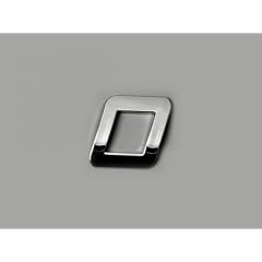 FK-Automotive Chrom Aufkleber 3D Car Logo Klebezahl Chromzahl 0 ca. 26mm hoch