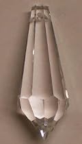 38mm Crystal Icicle U-Drop Prisms #401-38