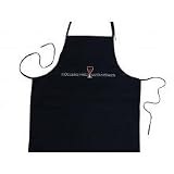 Black Rhinestone Kitchen Apron Drinks Well with Others