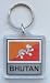 Bhutan - Country Lucite Key Rings
