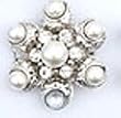 Improving Lifestyles Star Design Pearl Fashion Ring Ad. Cream
