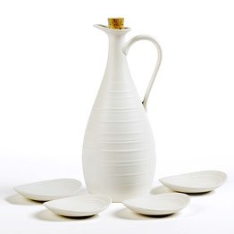 By Mikasa Swirl White Oil Dipping 5 Piece Set