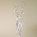 DEKOZWEIG, silber, LED-Licht, 60 Lampen, 100cm, Innenbereich