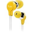 iLuv iEP314YEL Ergonomic and Comfort Flat-Wire Earphones (Yellow)