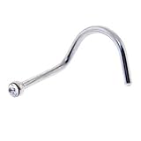 Crystalline Gem MICRO Nose Ring Twister